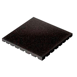 Коврик резиновый PROFI-FIT,черный "Грунт" ,1000x1000x30 мм